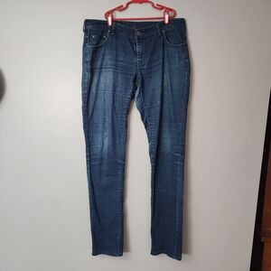 Armani Exchange Men's Size 29 skinny denim blue jeans 33.5 inch inseam